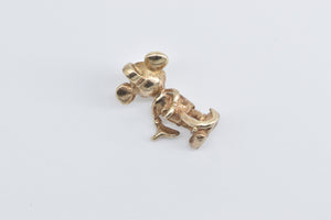 14K Walt Disney Mickey Mouse Cartoon Character Charm/Pendant Yellow Gold