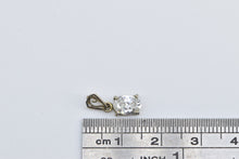 Load image into Gallery viewer, Sterling Silver Oval Vintage Classic CZ Statement Classic Pendant