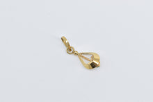 Load image into Gallery viewer, 18K Emerald Cluster Tear Drop Vintage Fashion Charm/Pendant Yellow Gold