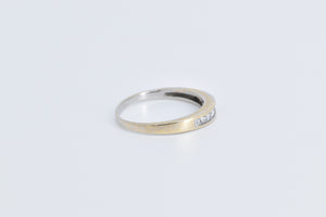 14K 1.00 Ctw Princess Diamond Wedding Band Ring White Gold