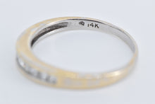 Load image into Gallery viewer, 14K 1.00 Ctw Princess Diamond Wedding Band Ring White Gold