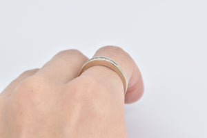 14K 1.00 Ctw Princess Diamond Wedding Band Ring White Gold