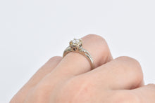 Load image into Gallery viewer, 14K 1940&#39;s 0.42 Ctw Diamond Classic Engagement Ring Yellow Gold