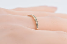 Load image into Gallery viewer, 14K Classic Diamond Stacking Wedding Band Ring Yellow Gold