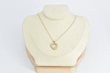 Load image into Gallery viewer, 14K 0.60 Ctw Diamond Love Classic Heart Symbol Pendant Yellow Gold