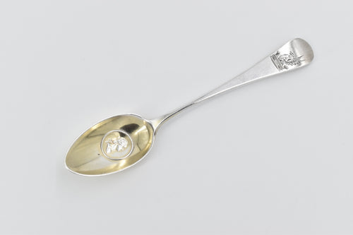 Sterling Silver M Galt & Bro George Washington Engraved Spoon