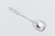Load image into Gallery viewer, Silver Plated International Floral Pattern Soup Spoon