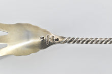 Load image into Gallery viewer, Sterling Silver Whiting Sterling Twist Handle Cold Meat Fork
