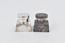 Load image into Gallery viewer, Sterling Silver JE Caldwell George Washington Reprod. Salt &amp; Pepper Shakers