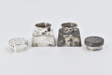 Load image into Gallery viewer, Sterling Silver JE Caldwell George Washington Reprod. Salt &amp; Pepper Shakers