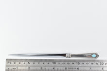Load image into Gallery viewer, Sterling Silver Webster Co Vintage Enamel Virgin Mary Letter Opener