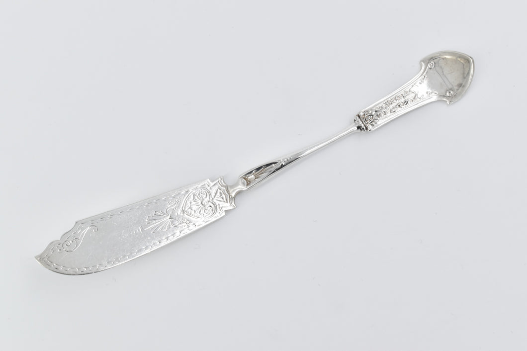 Sterling Silver Gorham Corinthian Flat Handle Master Butter Knife