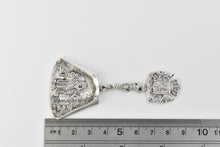 Load image into Gallery viewer, 800 Silver Antique German Farm Motif Sugar Shovel Spoon