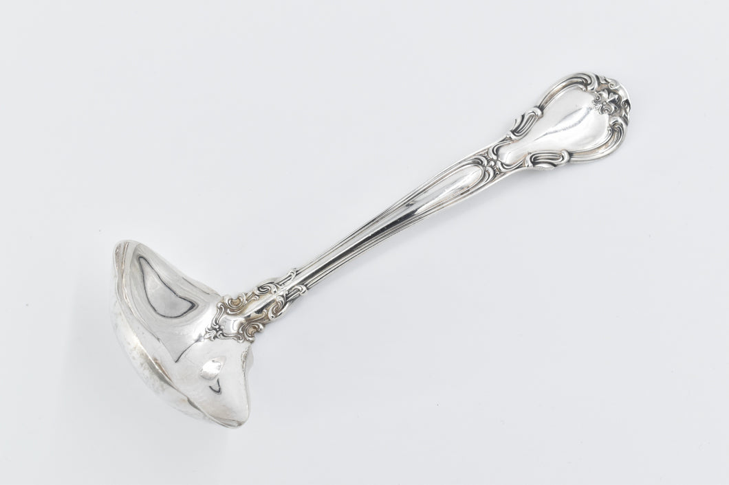 Sterling Silver Gorham Chantily Solid Gravy Ladle Spoon