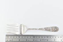 Load image into Gallery viewer, Sterling Silver Stieff Rose Repousse Serving Fork