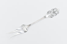 Load image into Gallery viewer, Sterling Silver TH Marthinsen Viking Rose Meat Serving Fork