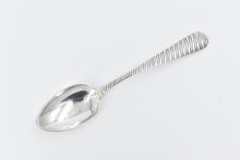 Load image into Gallery viewer, Sterling Silver Duhme Antique Wavy Pattern Table Spoon