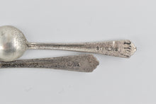 Load image into Gallery viewer, Sterling Silver Southwestern Turquoise Eagle Bird Tiny Spoon 2 pcs