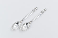 Load image into Gallery viewer, Sterling Silver Georg Jensen Acorn Konge Demitasse Spoon 2 pcs