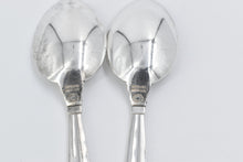 Load image into Gallery viewer, Sterling Silver Georg Jensen Acorn Konge Demitasse Spoon 2 pcs