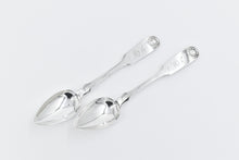 Load image into Gallery viewer, Silver Plated Salisbury &amp; Co Monogram Scallop Shell Spoon 2 pcs