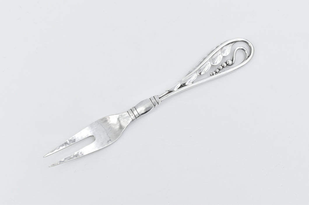 Sterling Silver Georg Jensen Blossom Pickle Fork