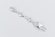 Load image into Gallery viewer, Sterling Silver Royal Irish Silver Co Ornate Pickle Fork Celtic Knot