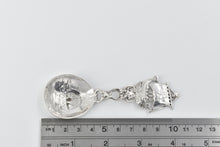 Load image into Gallery viewer, 800 Silver Viking Motif Sailing Ship Boat Baby Spoon