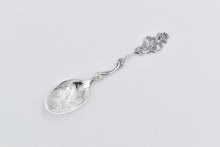 Load image into Gallery viewer, Sterling Silver TH Marthinsen Ornate Floral Demitasse Spoon