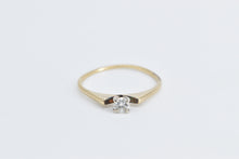 Load image into Gallery viewer, 14K 0.20 Ct Diamond Solitaire Classic Engagement Ring Yellow Gold