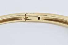 Load image into Gallery viewer, 14K 1.85 Ctw Syn. Sapphire Diamond Oval Bangle Bracelet 6.75&quot; Yellow Gold