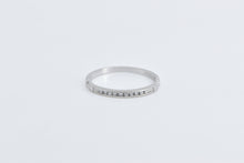 Load image into Gallery viewer, Platinum Art Deco Diamond Classic Wedding Band Ring