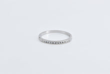 Load image into Gallery viewer, Platinum Art Deco Diamond Classic Wedding Band Ring
