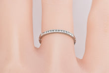 Load image into Gallery viewer, Platinum Art Deco Diamond Classic Wedding Band Ring