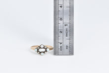 Load image into Gallery viewer, 10K Victorian Opal Diamond Ornate Statement Ring Yellow Gold