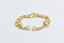 Load image into Gallery viewer, 18K Marco Bicego Jaipur Layered Chain Designer Bracelet 6.75&quot; Yellow Gold