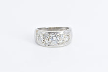 Load image into Gallery viewer, 14K 0.85 Ctw Pave Diamond Encrusted Band Ring White Gold