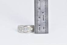 Load image into Gallery viewer, 14K 0.85 Ctw Pave Diamond Encrusted Band Ring White Gold