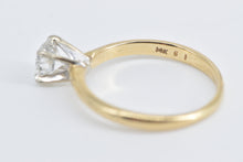 Load image into Gallery viewer, 14K 0.56 Ct Natural Diamond Solitaire Engagement Ring Yellow Gold