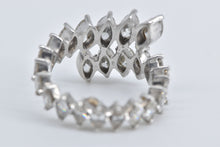 Load image into Gallery viewer, Platinum 3.50 Ctw Marquise Diamond Freeform Bypass Ring