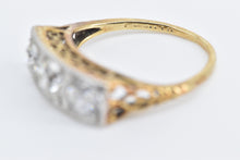 Load image into Gallery viewer, 14K 1.28 Ctw Art Deco OMC OEC Diamond Filigree Ring White Gold