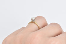 Load image into Gallery viewer, 14K 0.60 Ct Diamond Solitaire Classic Engagement Ring Yellow Gold