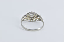 Load image into Gallery viewer, 18K 1915 Art Deco Diamond Engagement Filigree Ring White Gold