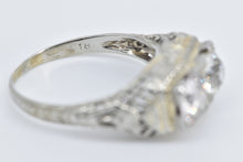 Load image into Gallery viewer, 18K 1.90 Ctw Art Deco Natural Diamond Engagement Ring White Gold