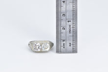 Load image into Gallery viewer, 18K 1.90 Ctw Art Deco Natural Diamond Engagement Ring White Gold