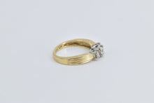 Load image into Gallery viewer, 14K 0.48 Ctw Three Diamond Classic Engagement Ring Yellow Gold