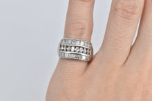 Load image into Gallery viewer, 14K 2.00 Ctw Marquise Princess Diamond Band Ring White Gold