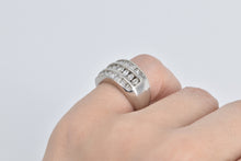 Load image into Gallery viewer, 14K 2.00 Ctw Marquise Princess Diamond Band Ring White Gold