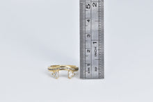 Load image into Gallery viewer, 14K 0.75 Ctw Marquise Diamond Wrap Wedding Band Ring Yellow Gold