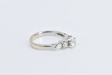 Load image into Gallery viewer, 14K 0.89 Ctw Natural Vintage Diamond Engagement Ring White Gold